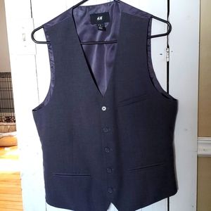 H&M Men's Suit Vest Size 42 R Gray